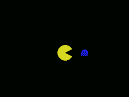 Pac-Man (MSX) screenshot: One of the between level cartoons
