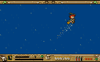 Super Cauldron (Atari ST) screenshot: I can fly