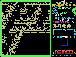 Pac-Mania (MSX) screenshot: (MSX1) Hey, Teque! Did you know that the MSX has something called sprites?