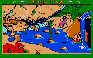 Peter Pan (Atari ST) screenshot: Lots of mermaids here...