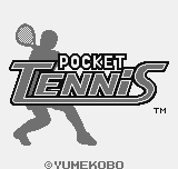 Pocket Tennis (Neo Geo Pocket) screenshot: Title screen.
