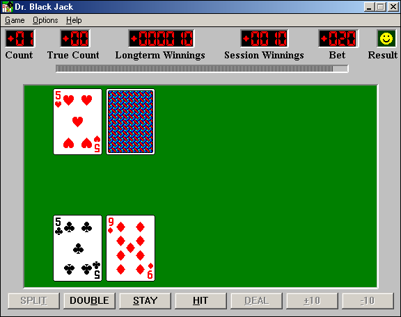 The Best of Microsoft Entertainment Pack (Windows 3.x) screenshot: Dr. Black Jack