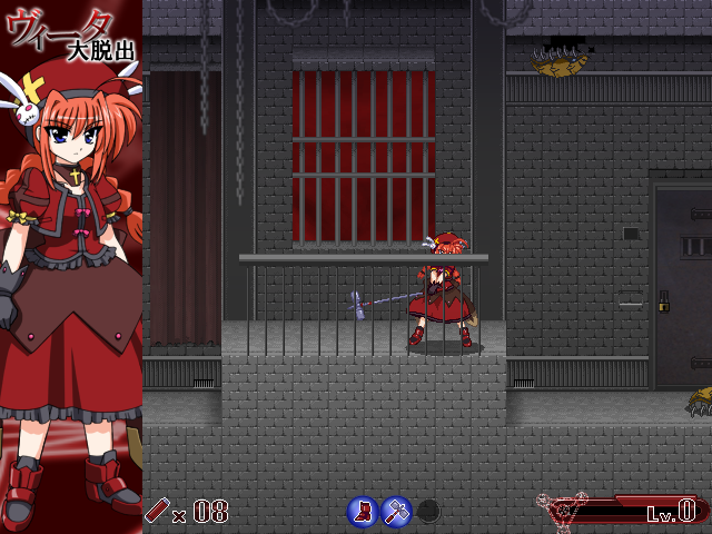 Vita's Great Escape (Windows) screenshot: Better watch out for the enemies in the ceiling.