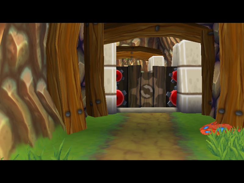 Agent Hugo: Hula Holiday (Windows) screenshot: Door animation