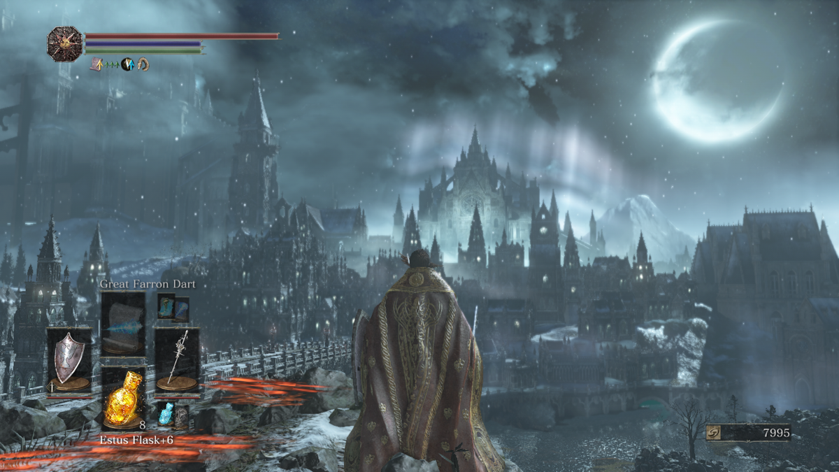 Dark Souls III (Xbox One) screenshot: Irithyll of the Boreal Valley