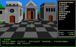 Rings of Zilfin (Atari ST) screenshot: In Ziad