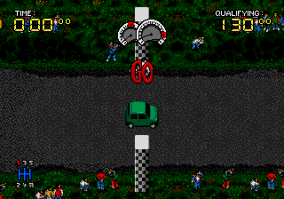 Power Drive (Genesis) screenshot: We're underway