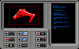 Powerdrome (Atari ST) screenshot: One of my rivals