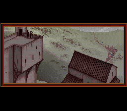 PowerMonger (SNES) screenshot: Intro: He sends his troops into battle.