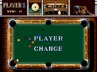 Minnesota Fats: Pool Legend (Genesis) screenshot: She got nothing. Player change.