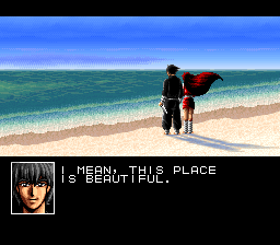 Shien's Revenge (SNES) screenshot: It's just a beach but ok.