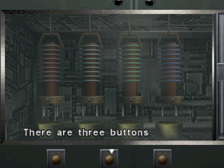 Dino Crisis (PlayStation) screenshot: Generator puzzle