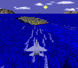 Super Strike Eagle (SNES) screenshot: Landing