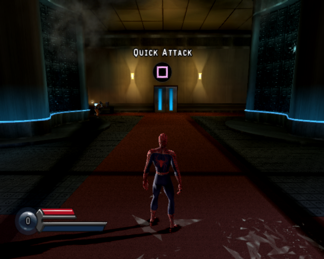 Spider-Man 3 (PlayStation 2) screenshot: Game start.