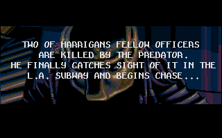 Predator 2 (Atari ST) screenshot: Starting level 3