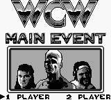 WCW Wrestling: The Main Event (Game Boy) screenshot: Title screen