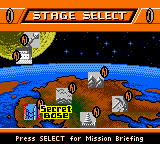 Action Man: Search for Base X (Game Boy Color) screenshot: Complete map