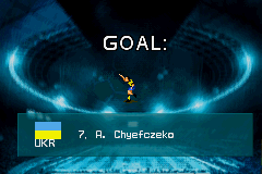 Premier Action Soccer (Game Boy Advance) screenshot: I've heard he will go to West London Blues after the tournament...