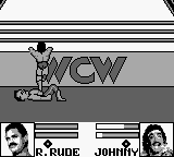 WCW Wrestling: The Main Event (Game Boy) screenshot: Outside the arena