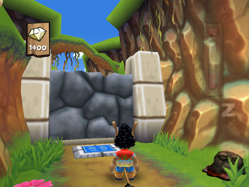Agent Hugo: Hula Holiday (Windows) screenshot: Trampoline
