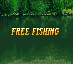 TNN Bass Tournament of Champions (SNES) screenshot: Free fishing