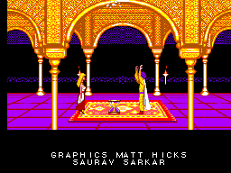 Prince of Persia (SEGA Master System) screenshot: The intro