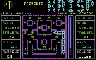 Krisp (Commodore 64) screenshot: Level 4