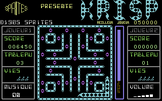 Krisp (Commodore 64) screenshot: Level 3