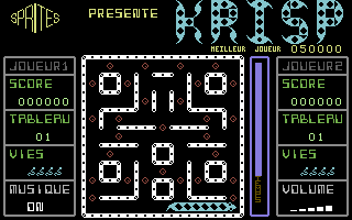 Krisp (Commodore 64) screenshot: Starting out