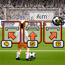 Penalty Challenge (J2ME) screenshot: Aim