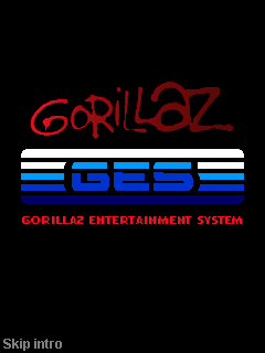 Gorillaz Entertainment System (J2ME) screenshot: Title screen