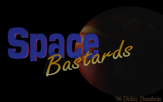 Space Bastards (Windows 3.x) screenshot: Space Bastards title screen