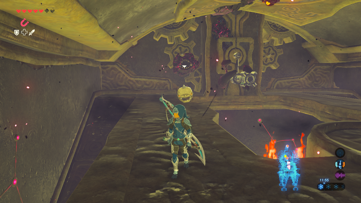 The Legend of Zelda: Breath of the Wild (Wii U) screenshot: Poisonous malice keeps releasing cursed enemies