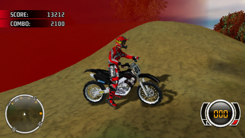 MX vs. ATV: Untamed (PSP) screenshot: At world's end