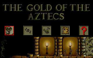 The Gold of the Aztecs (Amiga) screenshot: Main Title