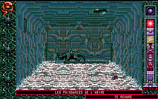 Chamber of the Sci-Mutant Priestess (Atari ST) screenshot: Deep trouble