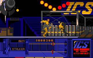 The Running Man (Amiga) screenshot: Subzero