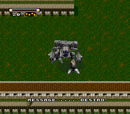 BattleTech: A Game of Armored Combat (SNES) screenshot: Starting location