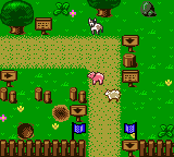 Babe and Friends (Game Boy Color) screenshot: Babe and... lame friends.