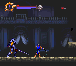 Castlevania: Dracula X (SNES) screenshot: Lance boss