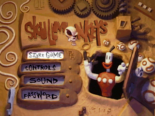Skullmonkeys (PlayStation) screenshot: Title screen