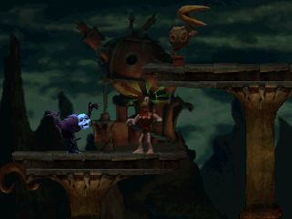 Skullmonkeys (PlayStation) screenshot: Science Center