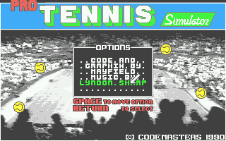 Pro Tennis Simulator (Atari ST) screenshot: Credits