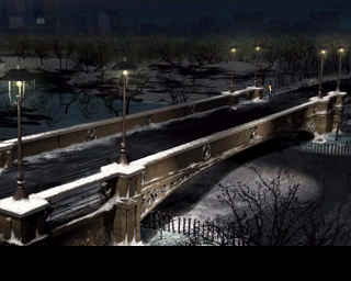 Parasite Eve (PlayStation) screenshot: The bridge to quit Central Park