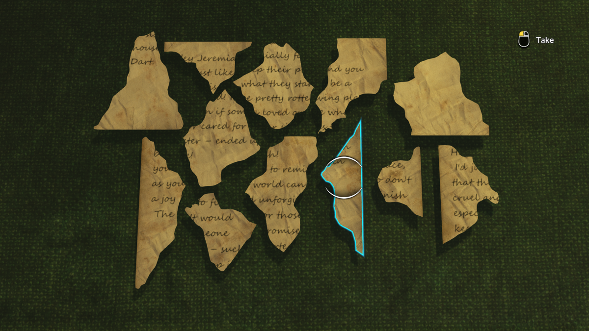 Sherlock Holmes: The Devil's Daughter (Windows) screenshot: We found a destroyed message.