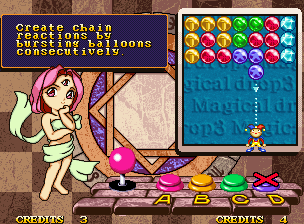 Magical Drop III (Neo Geo) screenshot: Tutorial screen