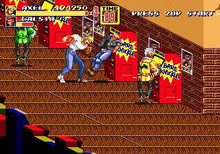 Streets of Rage 2 (Genesis) screenshot: You already spent too much time on the coin-op!