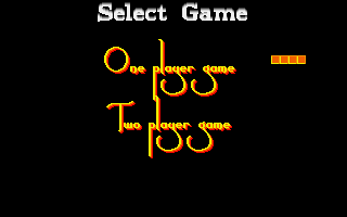Mind Warp (Atari ST) screenshot: One or two players?