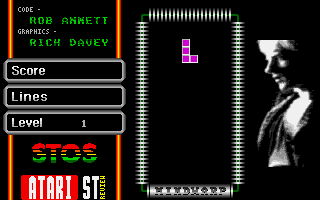 Mind Warp (Atari ST) screenshot: A single player game in progress