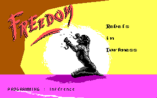 Freedom: Rebels in the Darkness (DOS) screenshot: Title screen